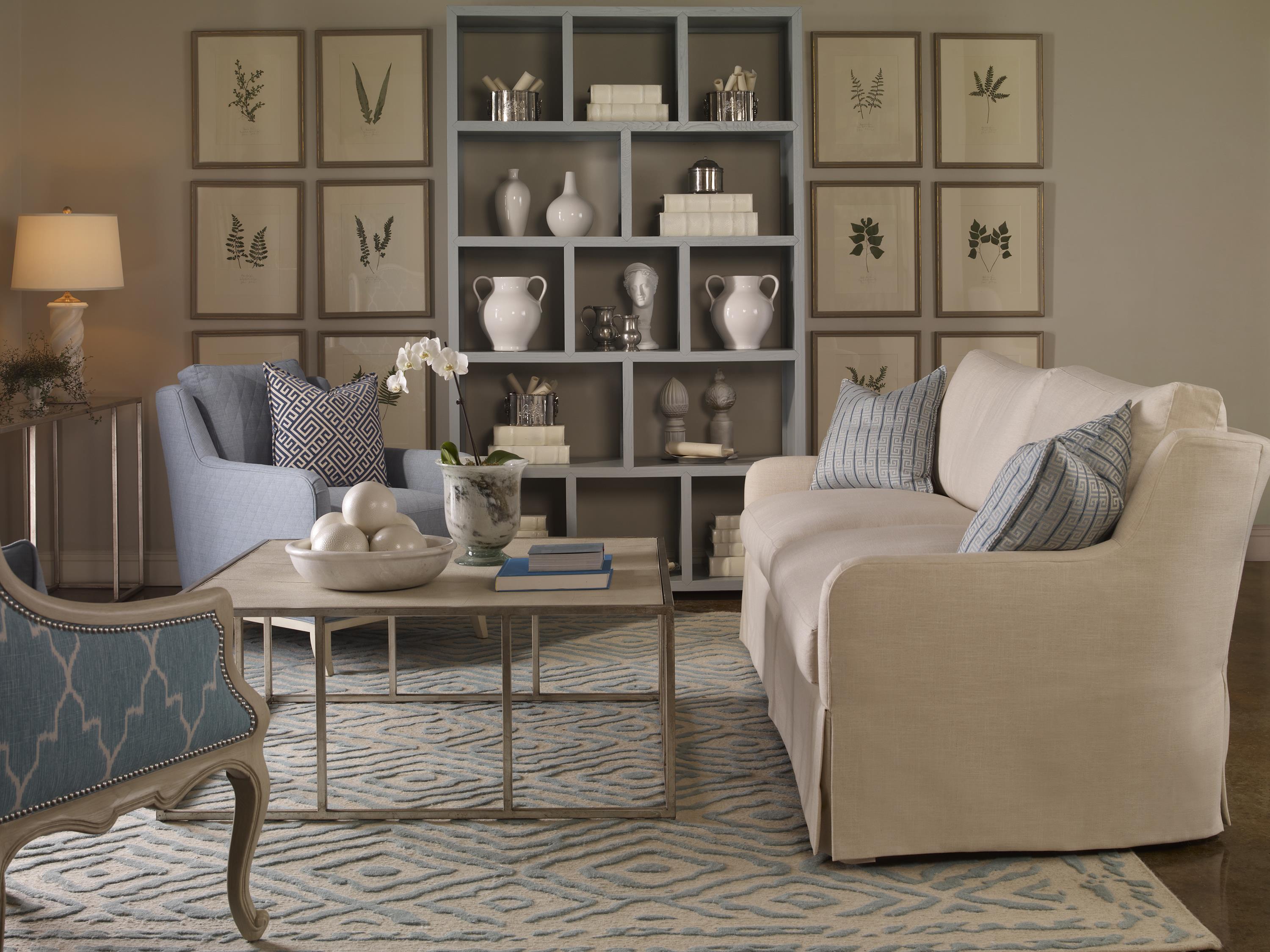 Vanguard Furniture Fisher Contemporary Sofa with Track Arms and Skirt